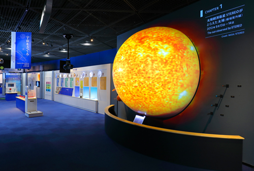 大阪市立科学館　4階 宇宙とその発見「太陽」他